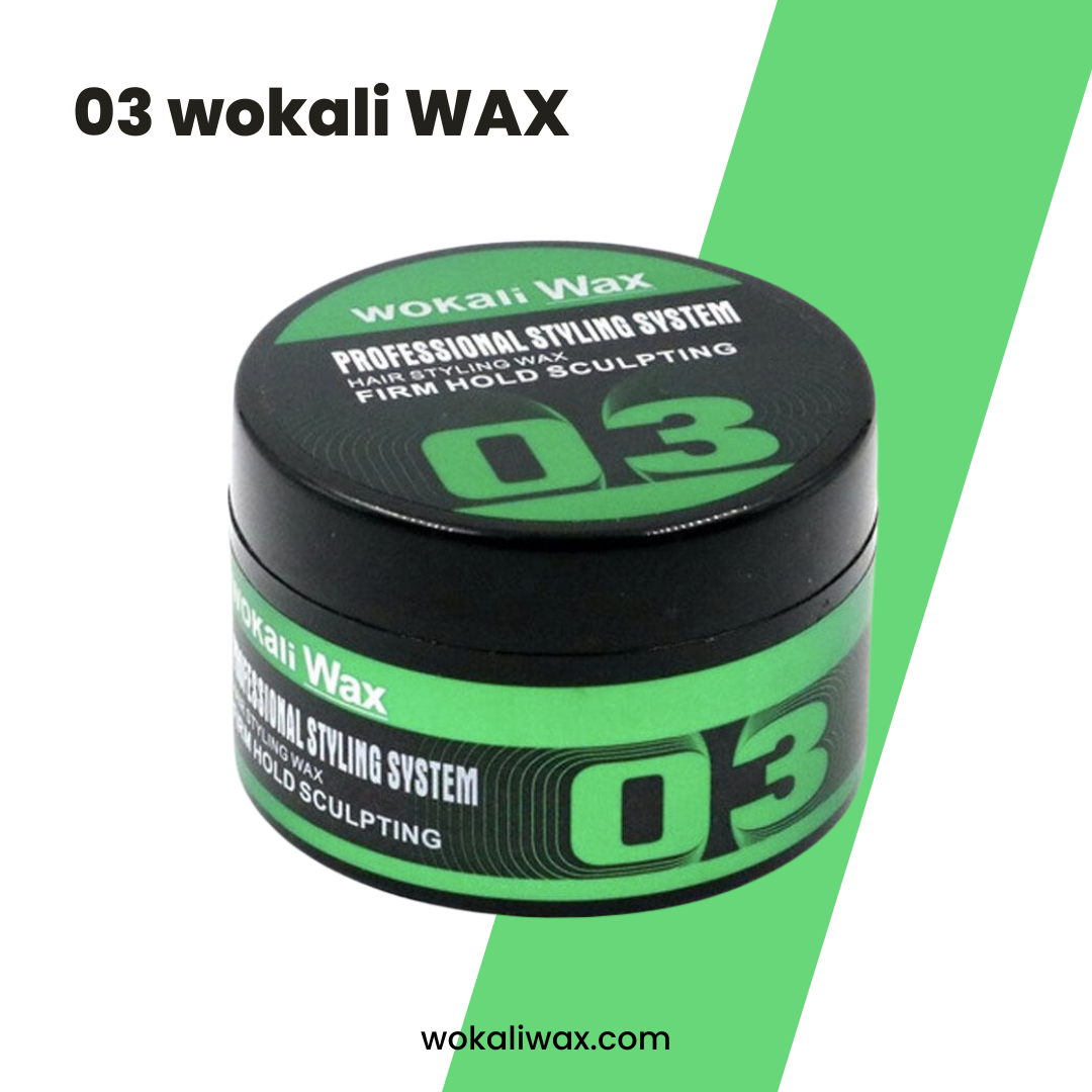 Unisex Hair Wax for All Hair Types Wokali Wax Sulfate-Free Moisturizing Firm-Hold Sculpting Wax
