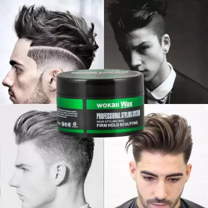 Unisex Hair Wax for All Hair Types Wokali Wax Sulfate-Free Moisturizing Firm-Hold Sculpting Wax