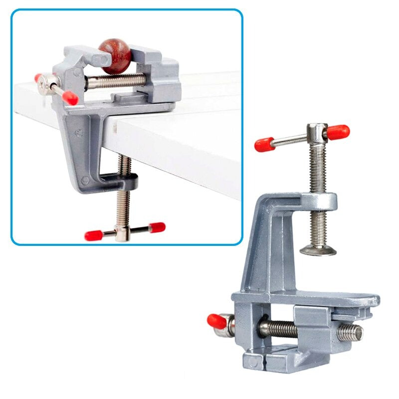 Aluminum Mini Table Clamp Small Bench Vice DIY Hobby Craft Mold Repair Tool for Jewelry Work