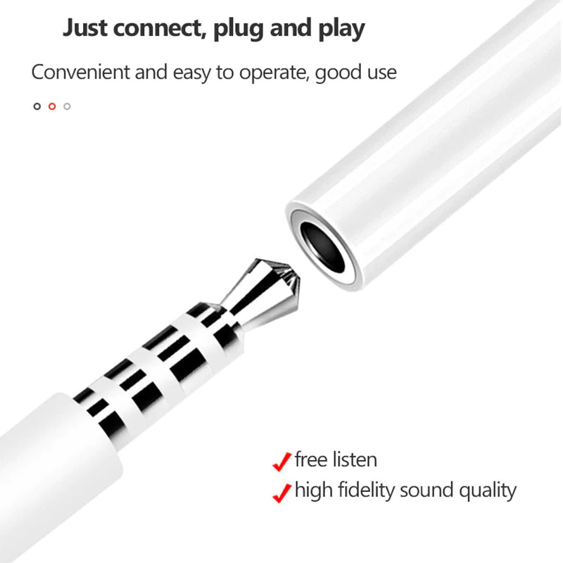 Lightning to 3.5mm AUX Adapter for iPhone 13 12 11 Pro Max XR X to Headphone Jack Converter