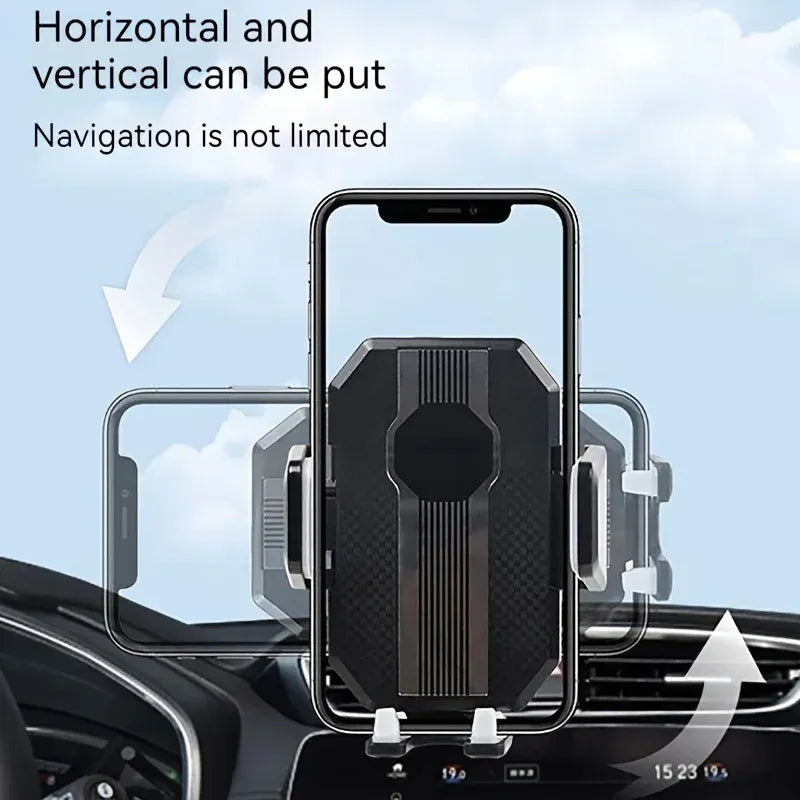 Multifunctional 360 Rotate Car Phone Holder Moblie Windshield Mount Stand For iPhone Samsung Xiaomi Hand Free Driving Car Phone Holder