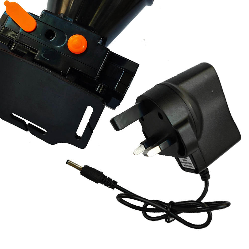 Aiko 3W Double Head Outdoor LED Headlamp Rechargeable Weatherproof Head Mounted Torch Light
