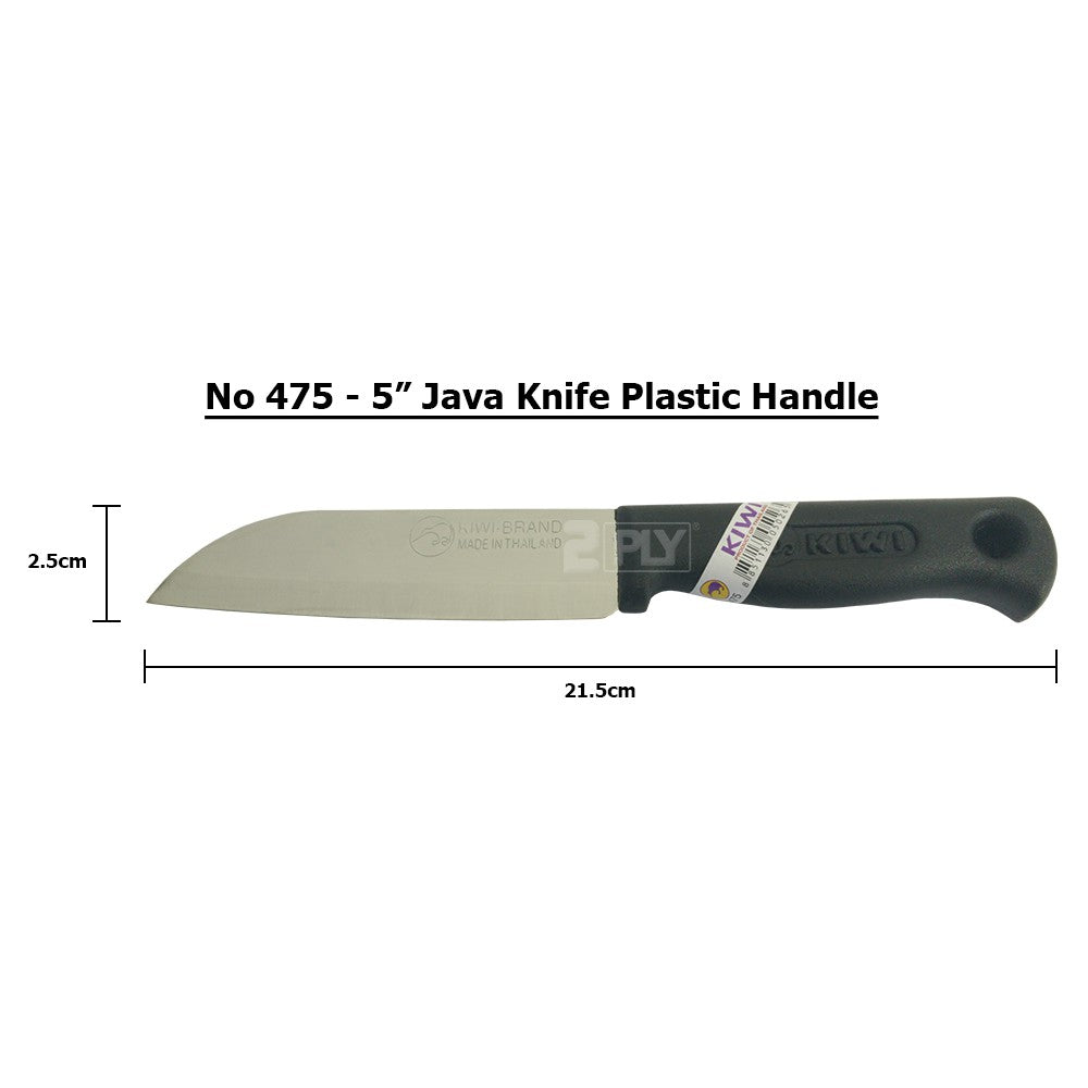 Kiwi Chinese Short Knife Stainless Steel Compact Cleaver Durable Kitchen Cooking Tool