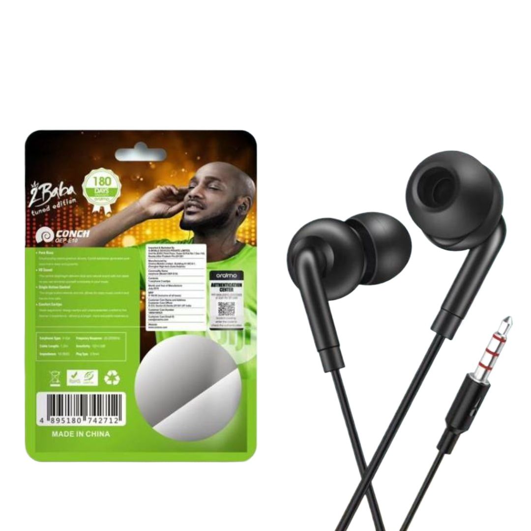 Oraimo Earphones Wired 3.5mm In-ear Earphone Earbuds Headset Earphone Handsfree