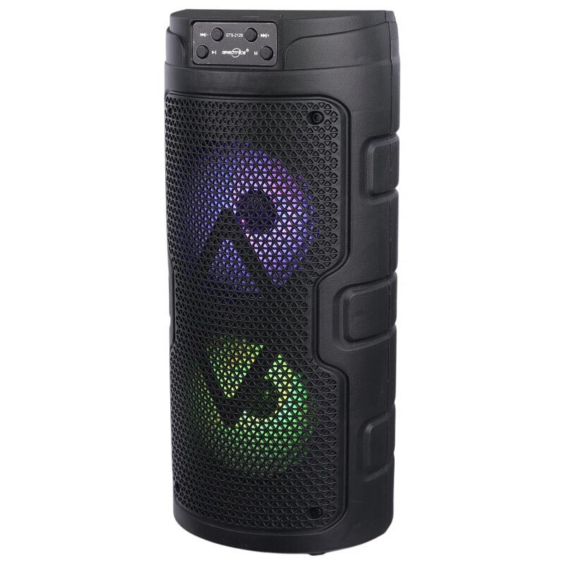 GTS 2129 Wireless Bluetooth Speaker Portable High Bass Speaker with USB, FM, AUX, and LED Lights