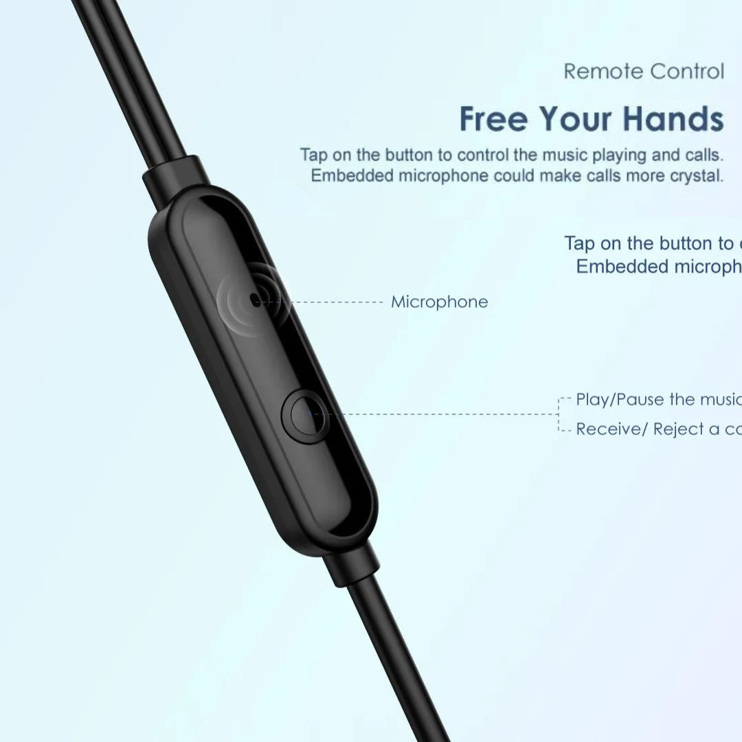 Oraimo Earphones Wired 3.5mm In-ear Earphone Earbuds Headset Earphone Handsfree