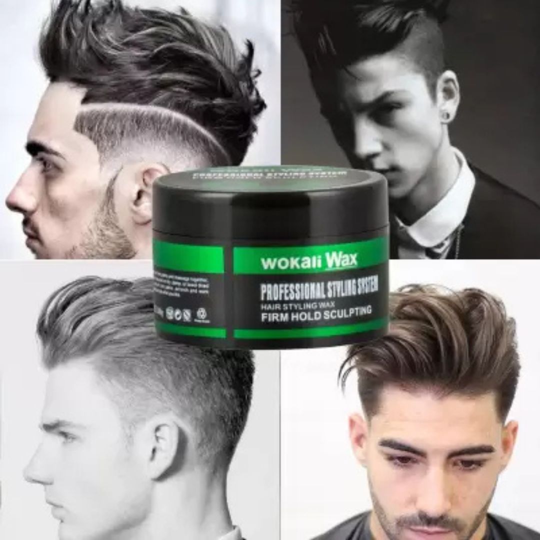 Unisex Hair Wax for All Hair Types Wokali Wax Sulfate-Free Moisturizing Firm-Hold Sculpting Wax