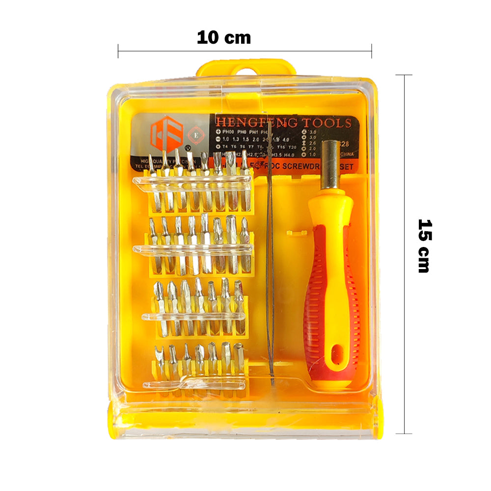 32 in 1 Precision Screwdriver Set with Tweezer – Magnetic Mini Repair Toolkit for Phone, iPad, Camera
