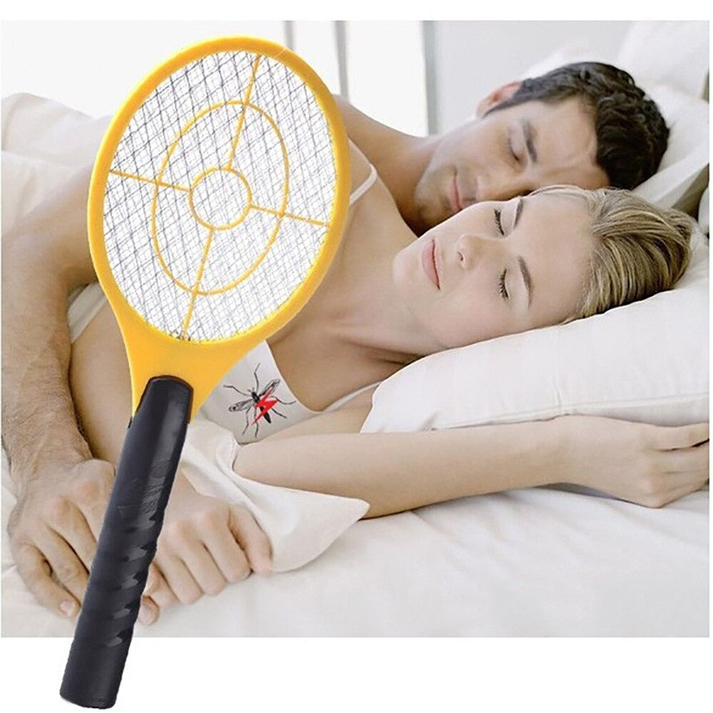 Electric Rechargeable Mosquito Swatter – Cordless Bug Zapper Racket for Flies, Insects & Mosquito Killing