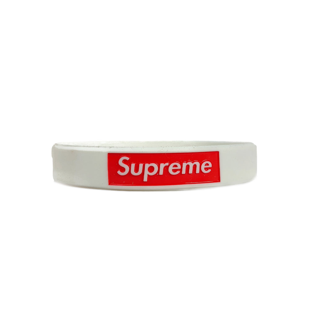 Supreme Silicone Unisex Wristband Hand Band Bracelet for Men and Women