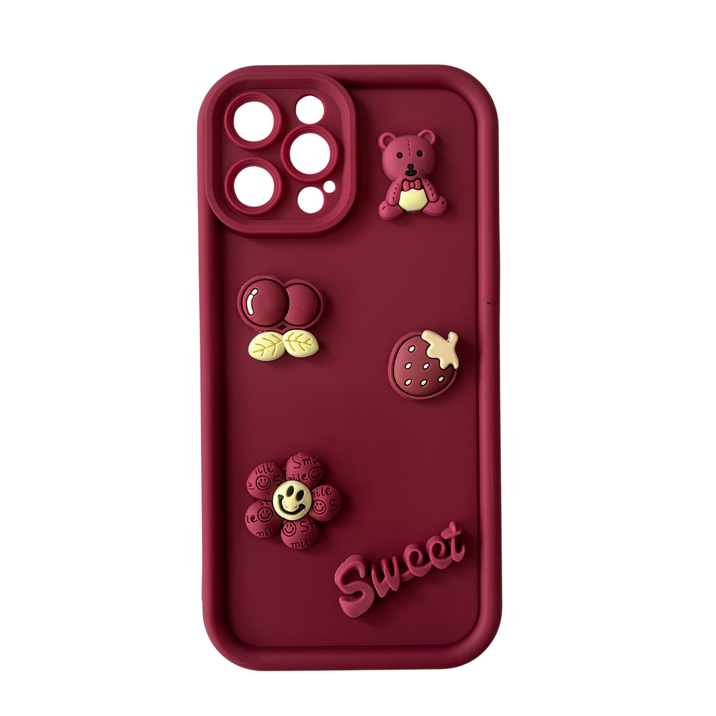 Cute Cartoon 3D Ball Coffee Silicone Mobile Back Case for iPhone 7, 7 Plus, 8, 8 Plus, X, XS, XR, XS Max, 11, 11 Pro, 11 Pro Max, 12, 12 Mini, 12 Pro, 12 Pro Max, 13, 13 Mini, 13 Pro, 13 Pro Max, 14