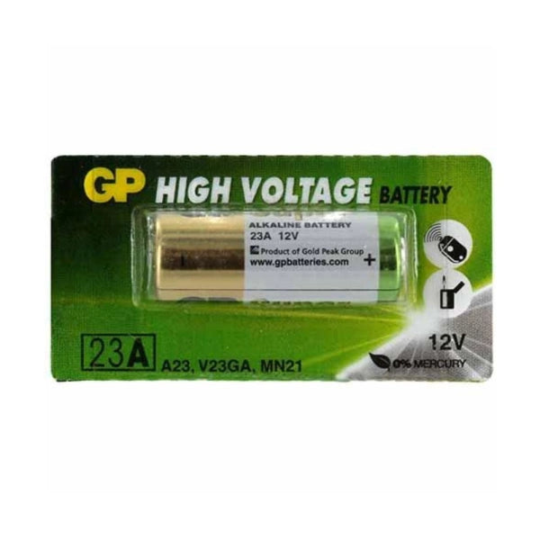 GP 23A 12V High Voltage Alkaline Battery – Reliable Power for Remotes, Doorbells & Gadgets