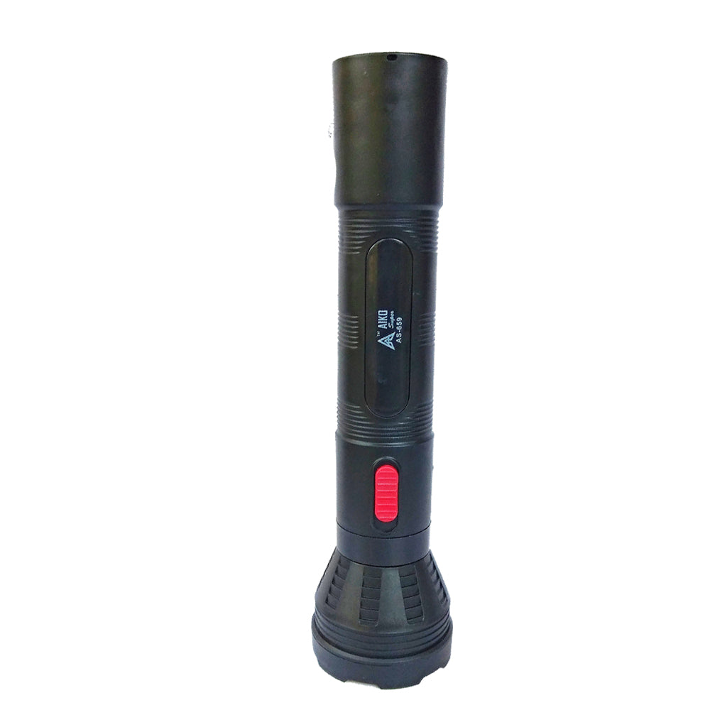 Aiko 655 Rechargeable Portable 1W LED Flashlight Torch for Camping Hiking Outdoor Use