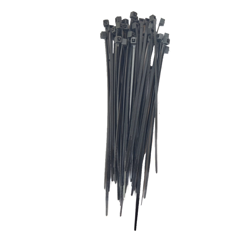 100PCS Self-Locking Nylon Cable Ties – Plastic Zip Wraps for Wire Management and Fastening