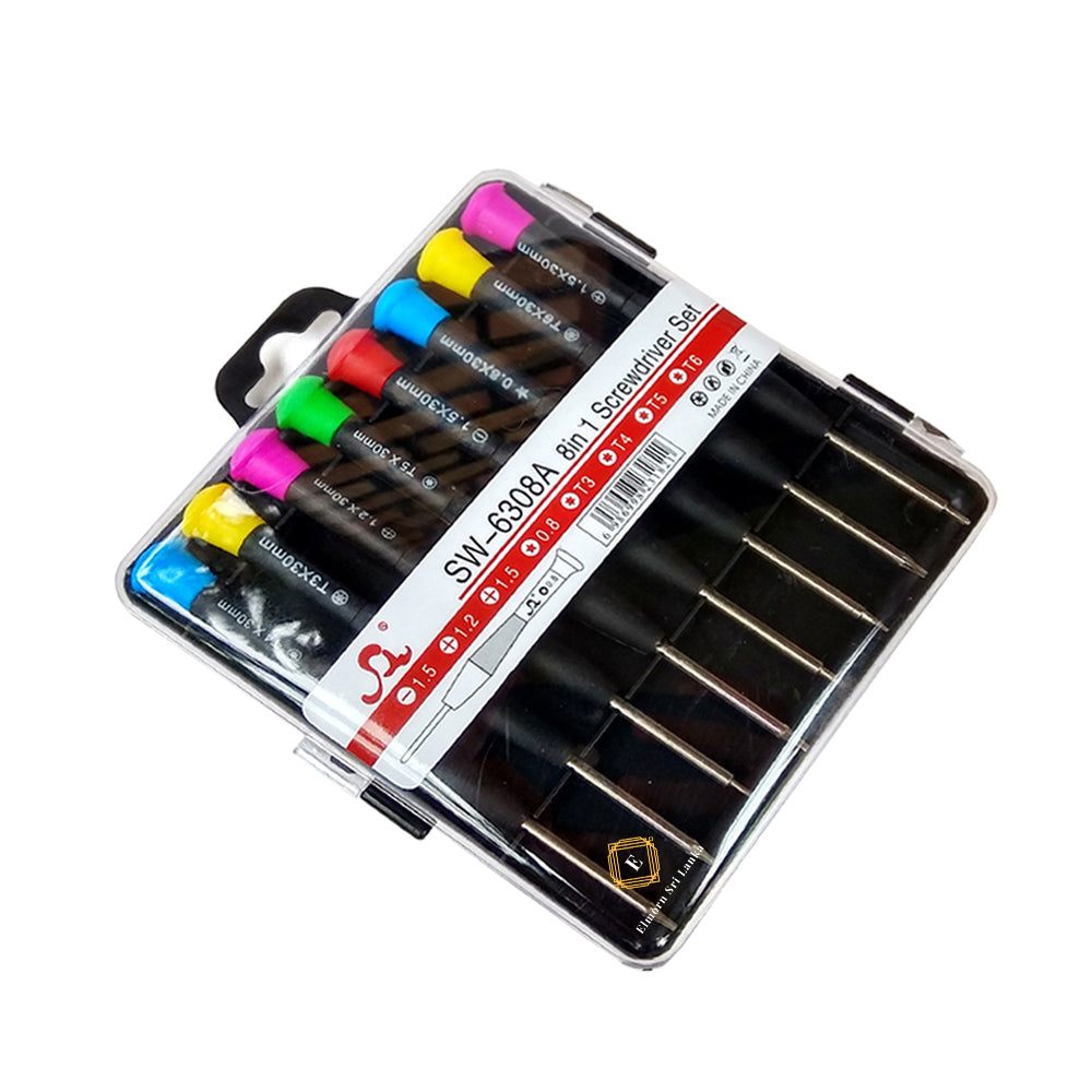8 in 1 Phone Opening Tool Kit Mobile Phone Repair Screwdriver Set for Smartphones and Electronics