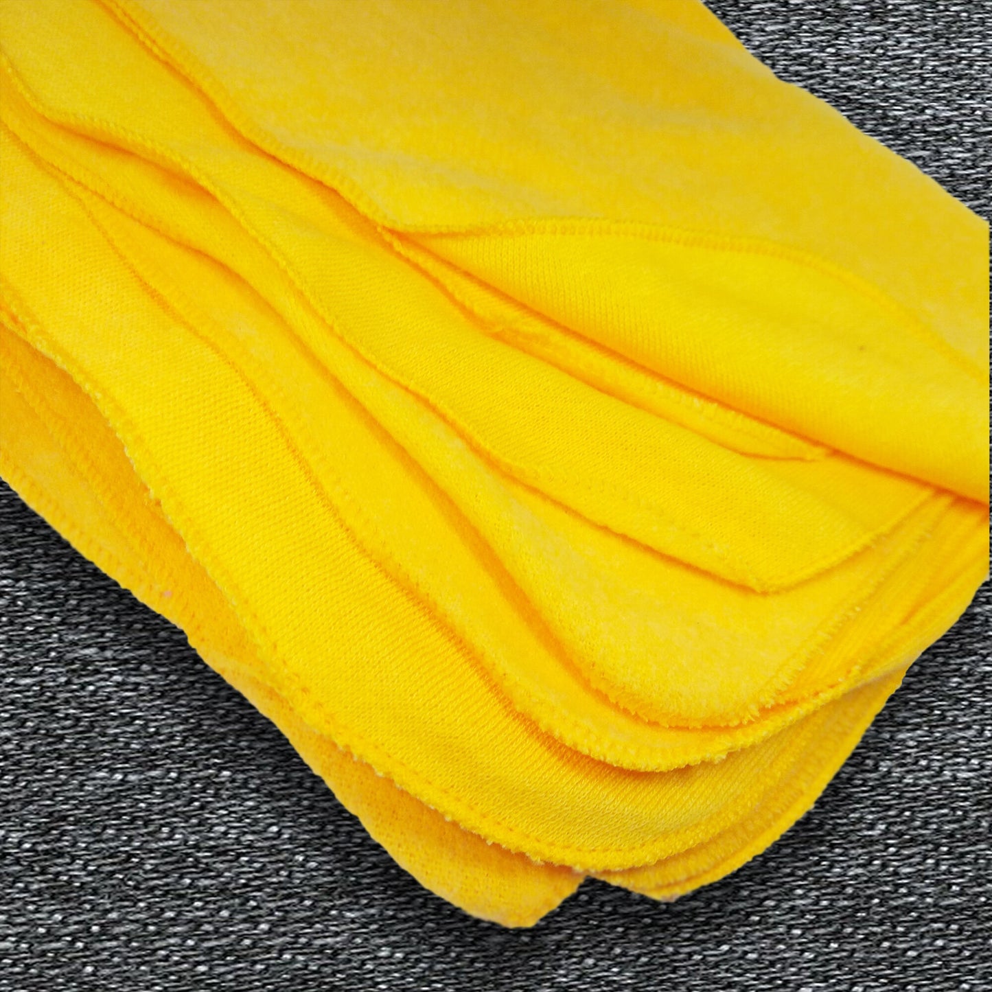 High Absorbent Yellow Cleaning Cloth – Reusable Soft Rag for Car & Vehicle Detailing