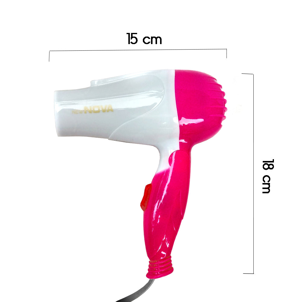 1000W Foldable Mini Travel Hair Dryer | Portable Blow Dryer for Home & Travel Use