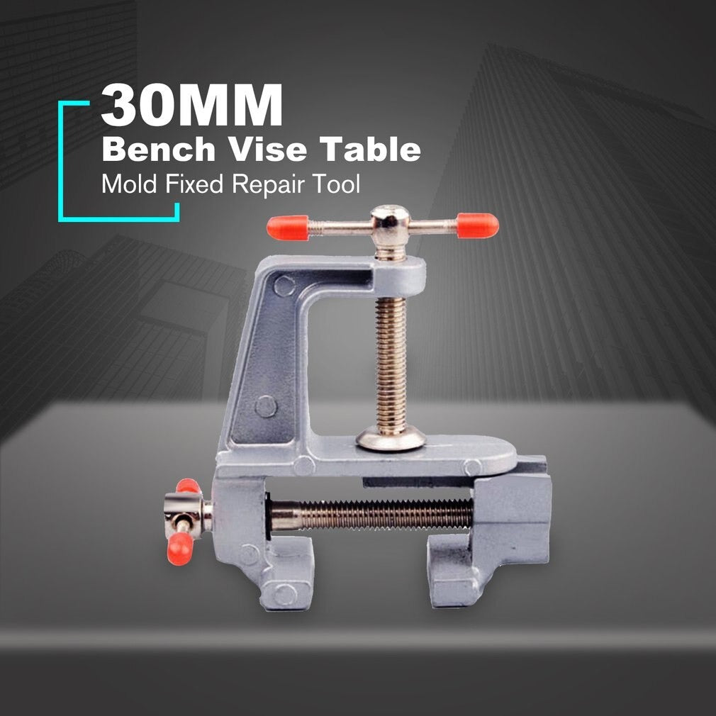 Aluminum Mini Table Clamp Small Bench Vice DIY Hobby Craft Mold Repair Tool for Jewelry Work