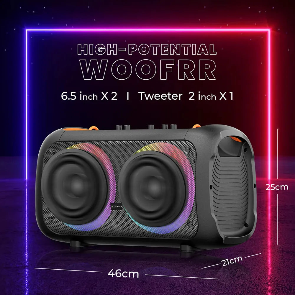 Brodu Bluetooth heavy Speaker BT bluetooth speaker partybox dj karaoke parlantes outdoor party speaker