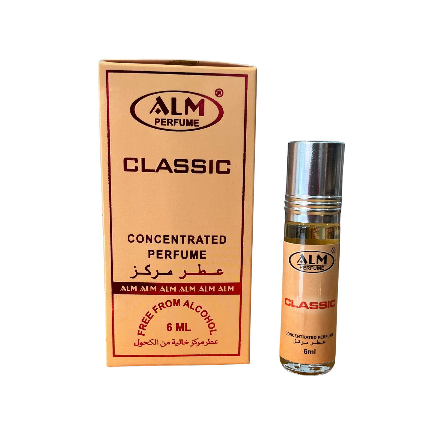 Classic 6ml Attar Long Lasting Perfume Oil for Men and Women