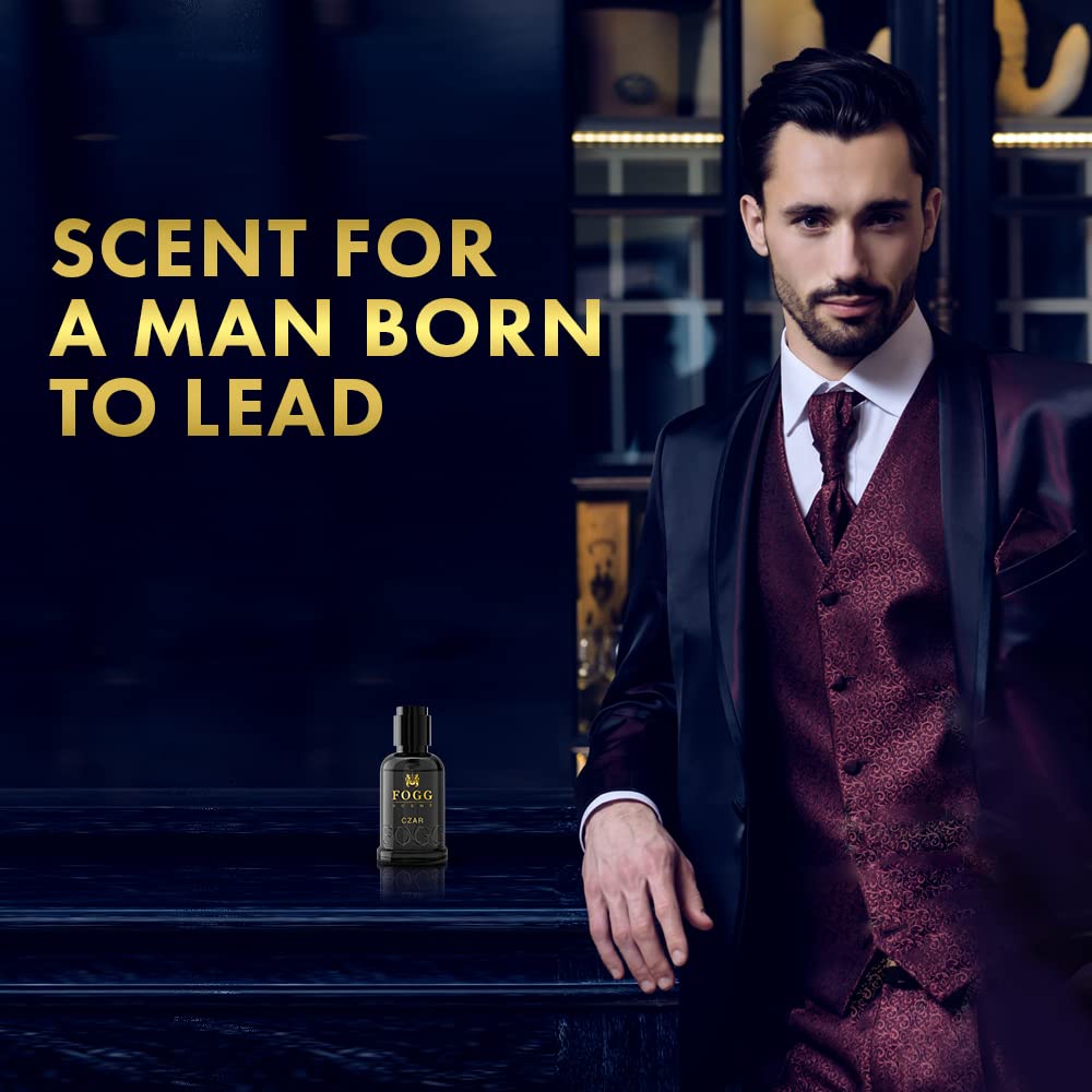 Fogg Czar Perfume for Men – 15ml Eau de Parfum | Long-Lasting Bold Fragrance