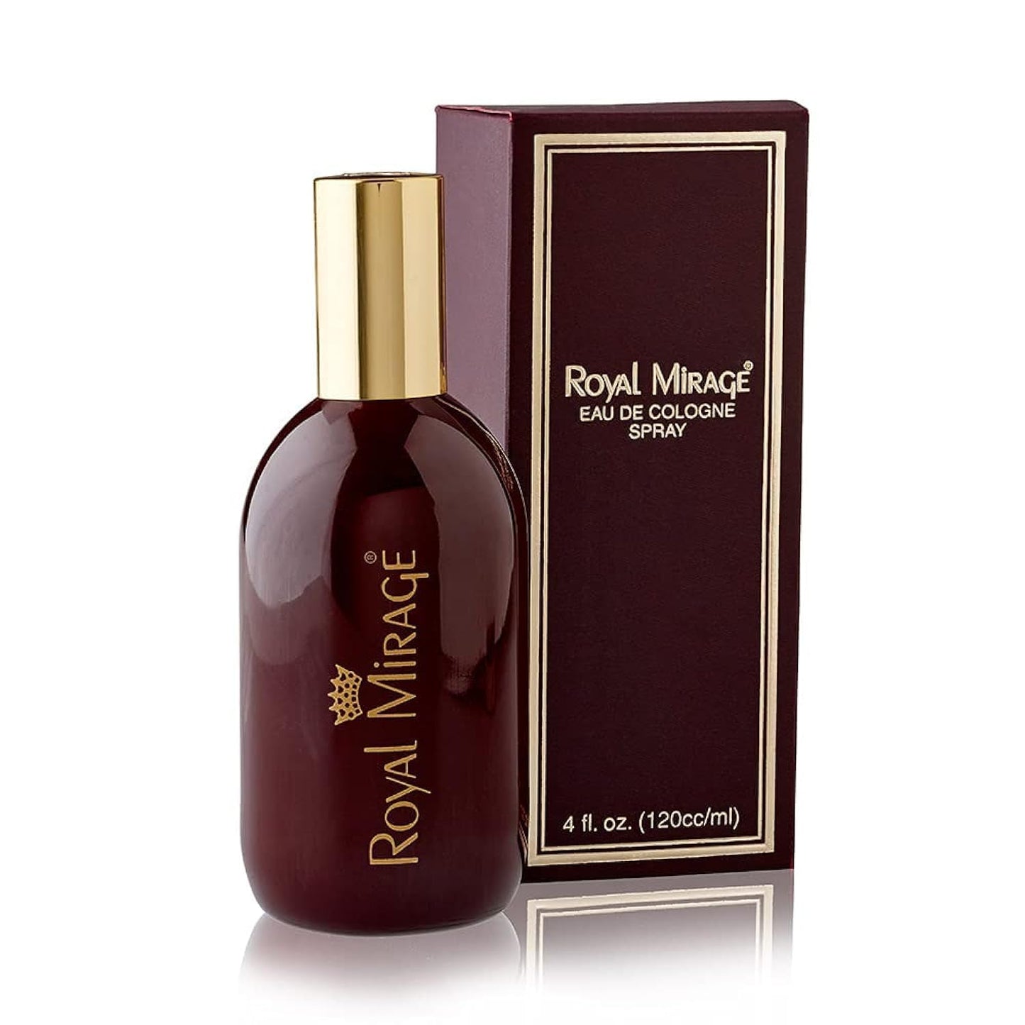 Royal Mirage Original Eau de Cologne Classic & Timeless Fragrance Lush Green Jasmine & Patchouli Notes Long-Lasting Scent Perfect for Everyday Sophistication & Special Occasions 120ml Perfume