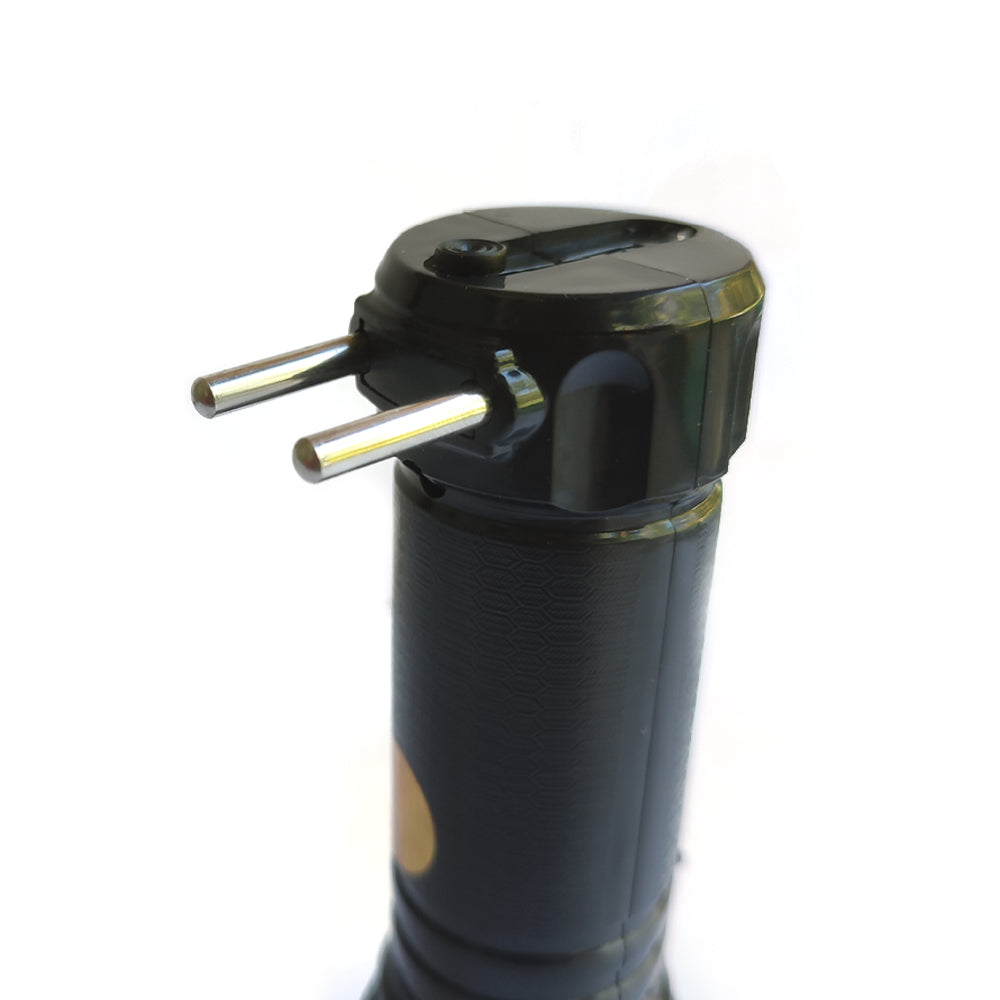 Aiko 1W Portable Flashlight Rechargeable Industrial Security Purpose Torch LED Light