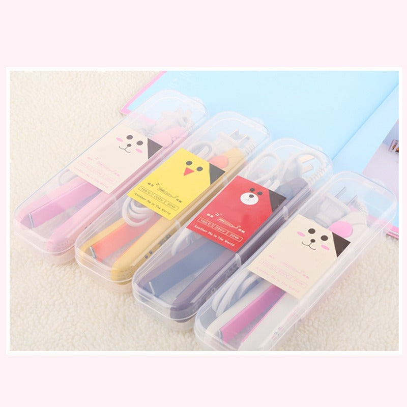 20W Portable Mini Hair Straightener Electric Travel Beauty Salon Straight Iron 160°C