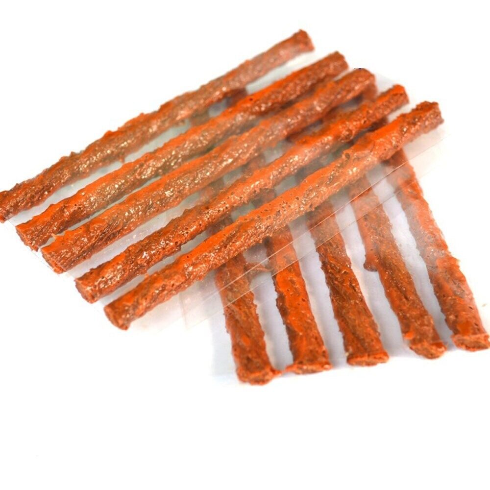 10PCS Tubeless Tire Repair Plugs – Tyre Puncture Seal Strip Kit for Car Bike Motorcycle
