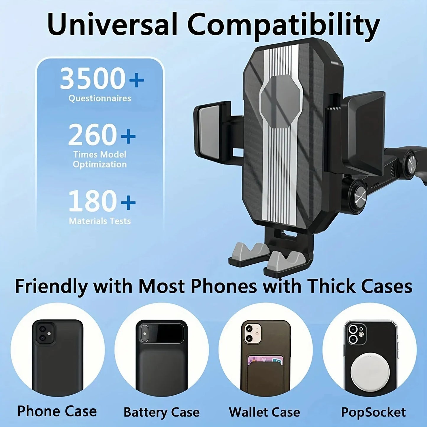 Multifunctional 360 Rotate Car Phone Holder Moblie Windshield Mount Stand For iPhone Samsung Xiaomi Hand Free Driving Car Phone Holder