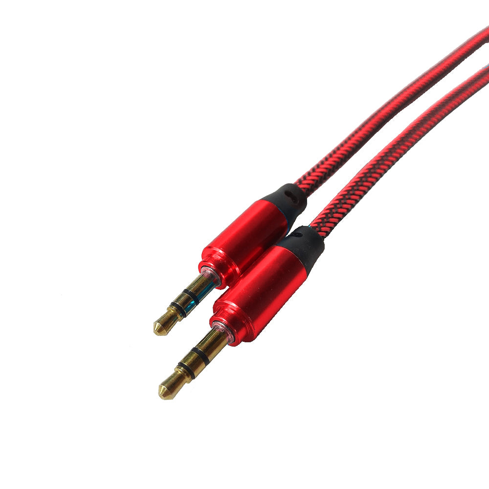 180CM 3.5mm Male to Male Aux Cable – Audio Jack Cord for Headphones and Speakers