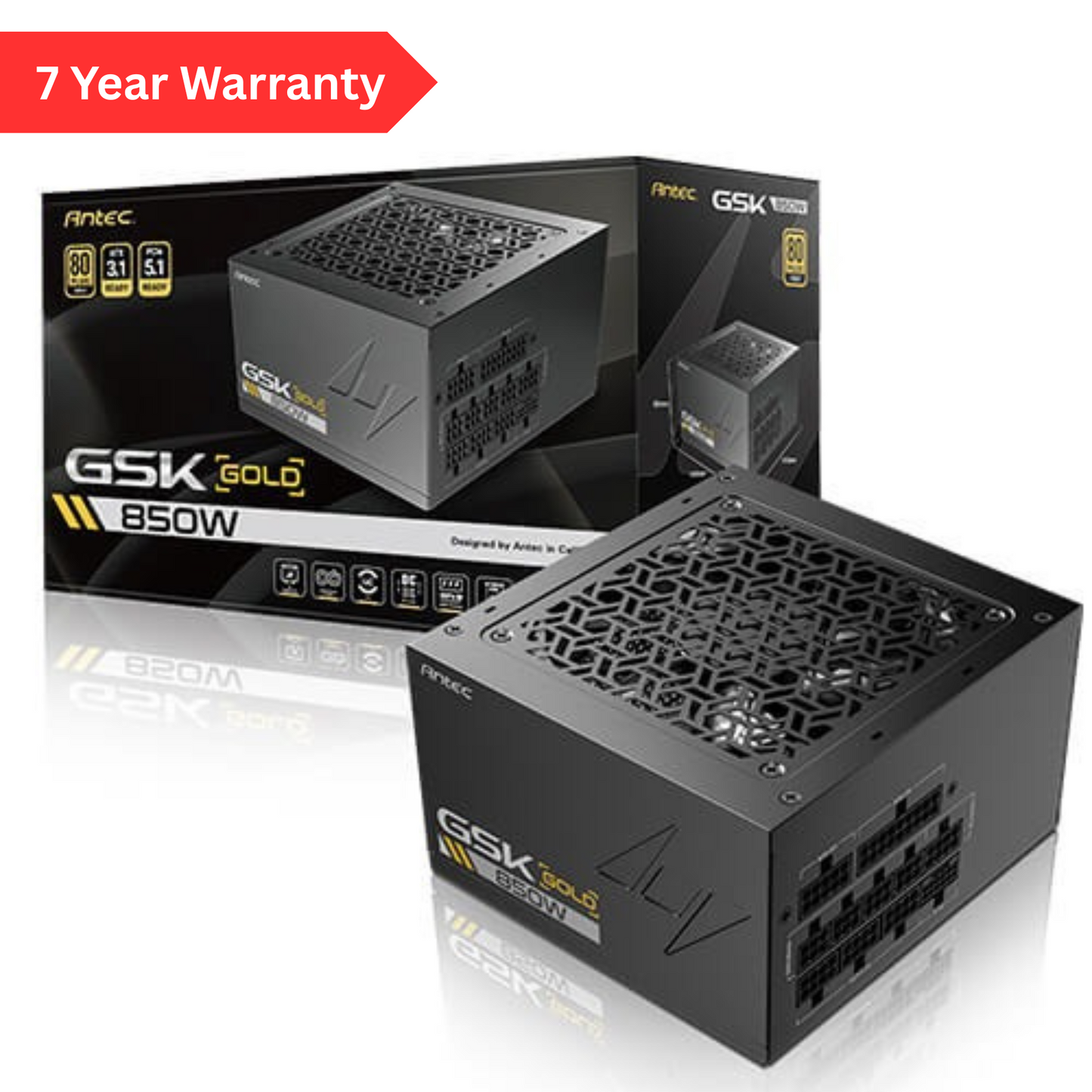ANTEC GSK850 ATX3.1 – 850W 80+ Gold Fully Modular Power Supply