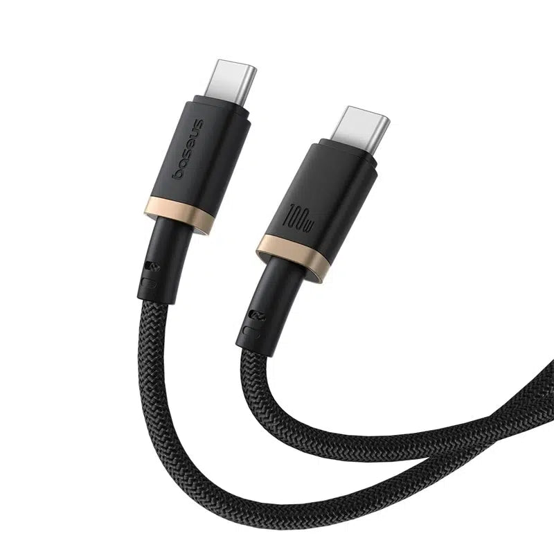 Baseus Dura USB-C to USB-C Fast Charging Data Cable Durable Braided PD Cable for Android, Laptops, and Tablets