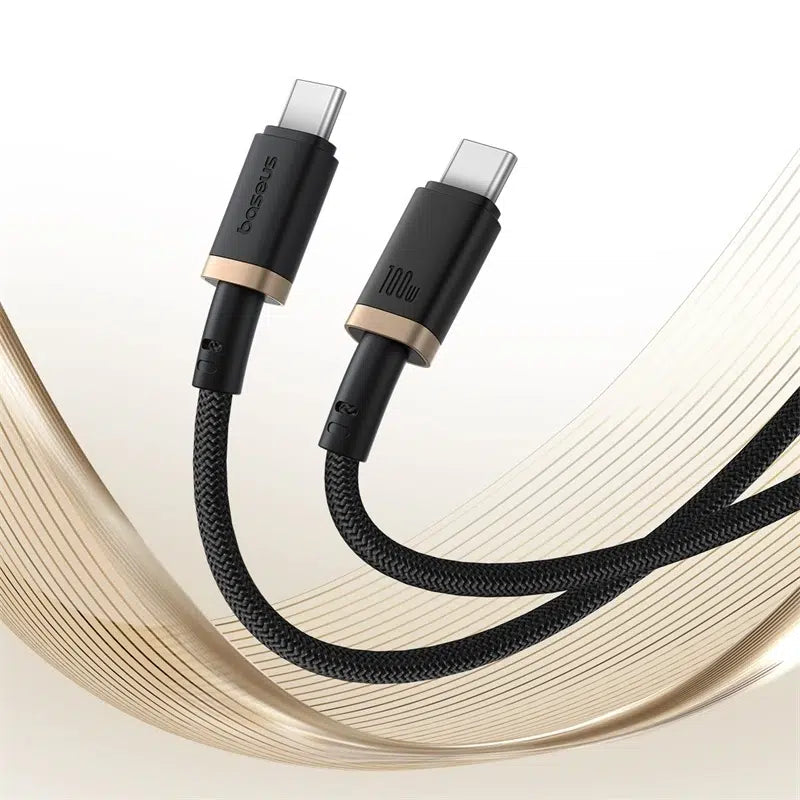 Baseus Dura USB-C to USB-C Fast Charging Data Cable Durable Braided PD Cable for Android, Laptops, and Tablets
