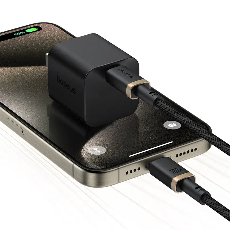 Baseus Dura USB-C to USB-C Fast Charging Data Cable Durable Braided PD Cable for Android, Laptops, and Tablets
