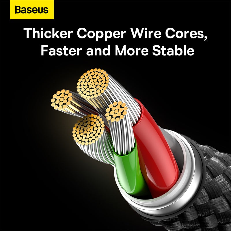 Baseus Glimmer Series 1m USB to Lightning Fast Charging Data Cable for iPhone