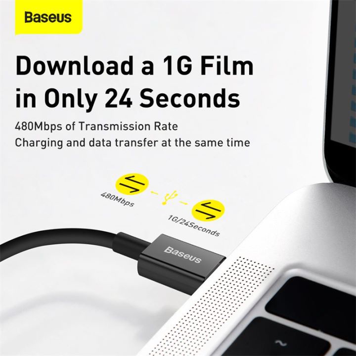 Baseus Superior Series 1m 20W Type-C to Lightning PD Fast Charging Data Cable for iPhone