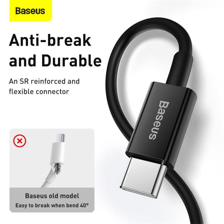 Baseus Superior Series 1m 20W Type-C to Lightning PD Fast Charging Data Cable for iPhone