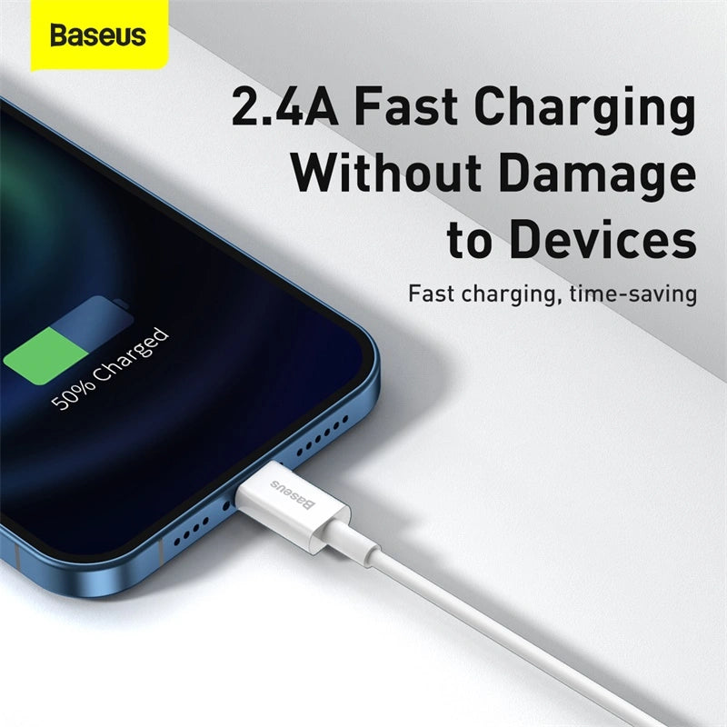 Baseus Superior Series 1m USB to Lightning Fast Charging Data Cable for iPhone & iPad
