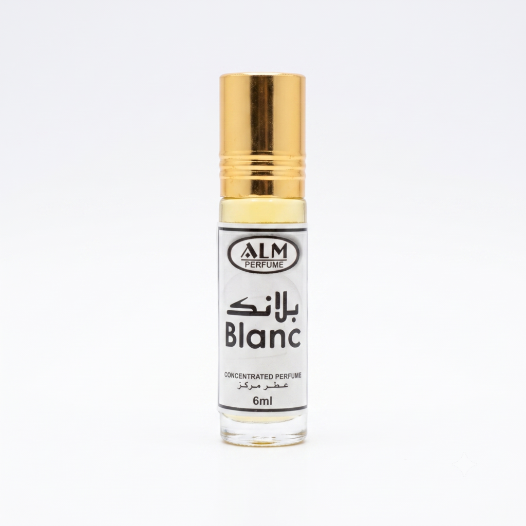 ALM Blanc Men Women Uniex Concentrated Perfume oil 6ml Attar