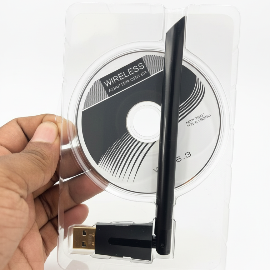 Nonap WiFi Adapter Dual-Band USB 300Mbps with Bluetooth 4.2