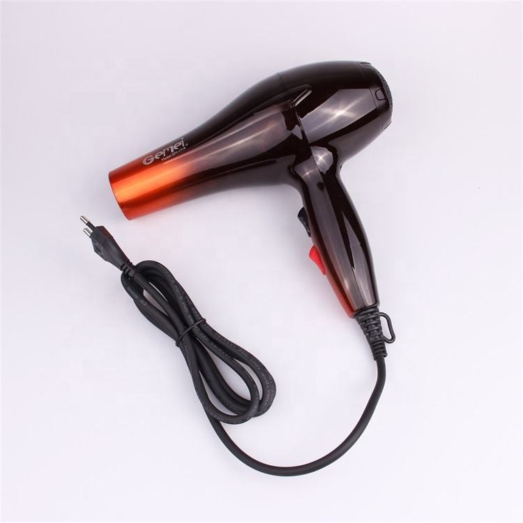 Gemei GM-1719 Professional Hair Dryer 1800W – Hot & Cold Air Blow Dryer with Nozzles and Speed Control for Salon Styling