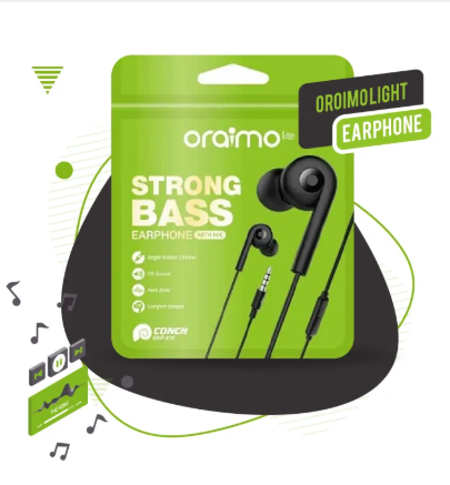 Oraimo Earphones Wired 3.5mm In-ear Earphone Earbuds Headset Earphone Handsfree