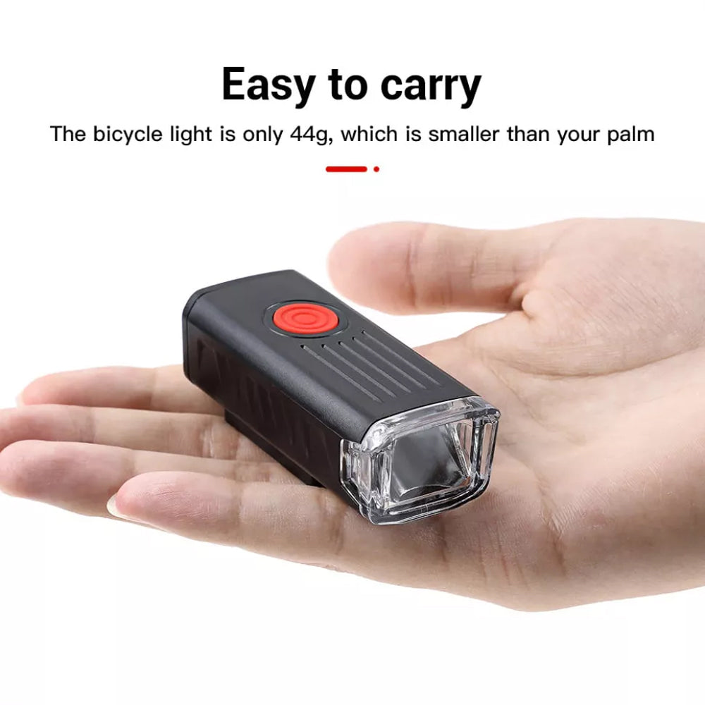 LED Bike Headlight – USB Rechargeable Front Light for MTB, Road & Mountain Cycling
