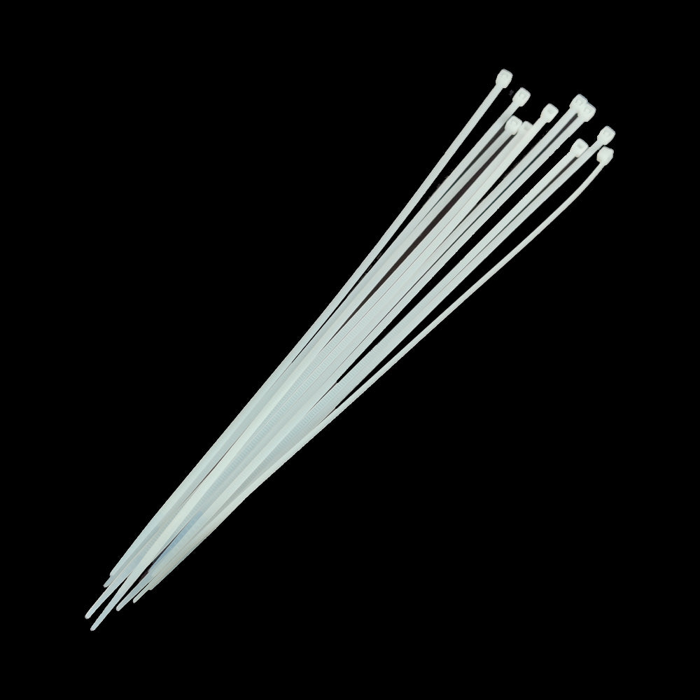 100PCS Self-Locking Nylon Cable Ties – Plastic Zip Wraps for Wire Management and Fastening