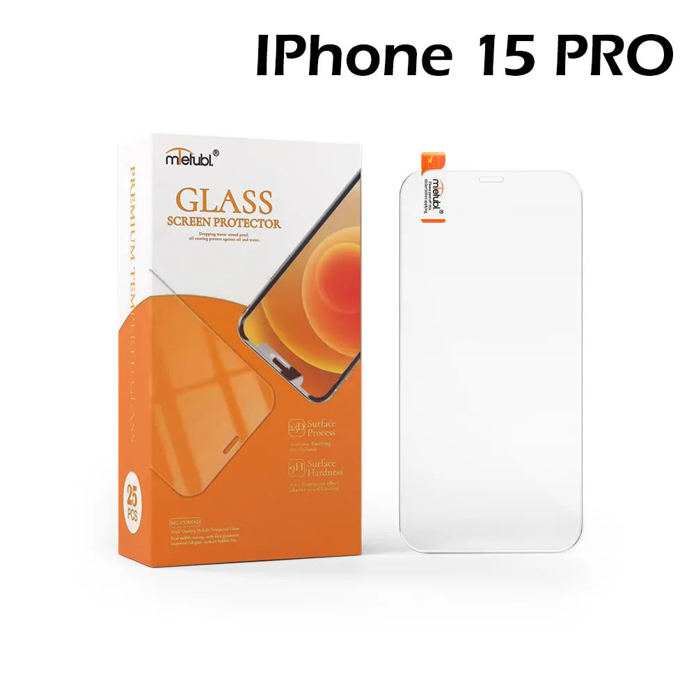 MTB 0.4MM HD Tempered Glass For Iphone 11 Pro 13 Pro 14 Pro Max 15 Plus Pro Max Shatterproof Protective Screen Cover without Black Line