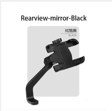 Motorcycle ( STEEL ) Mobile Phone Holder GPS Navigator Rearview Mirror Handlebar Bracket Accessories