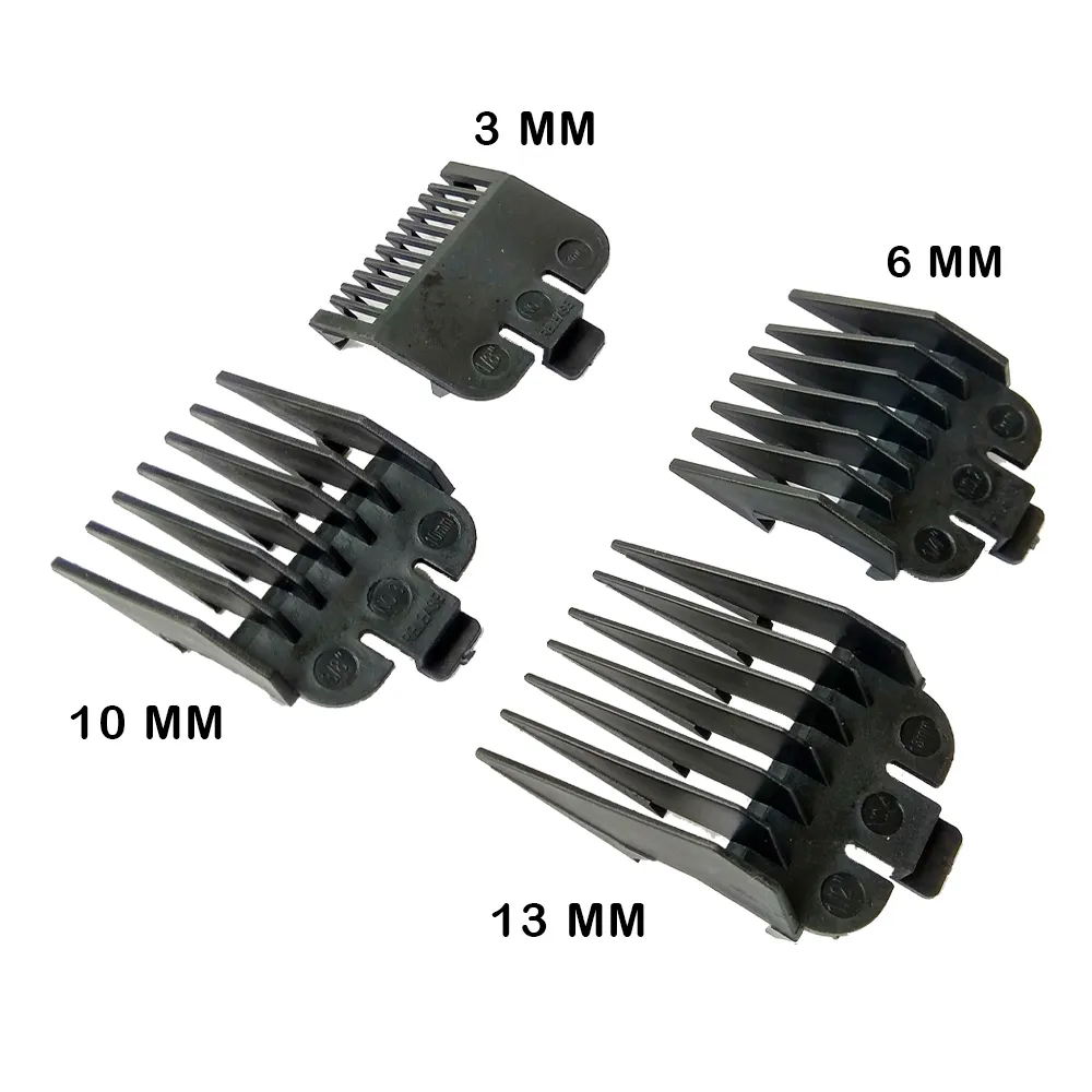 Professional Hair Clipper Trimmer With Wire Incidental 2 Different Cutter Heads & Limit Combs Haircut Machine