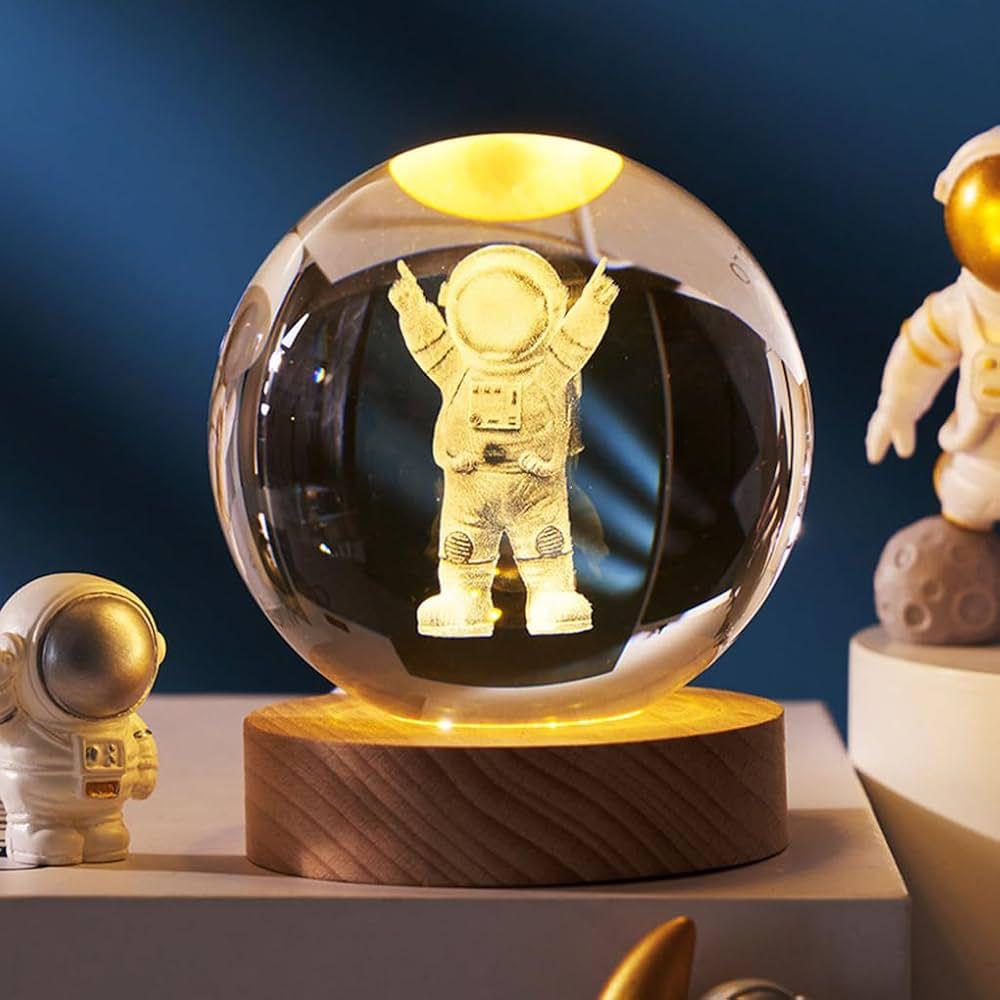 3D Crystal Ball 8CM Crystal Planet Laser Engraved Solar System Globe Astronomy Gift Birthday Gift Glass Sphere Home Decoration