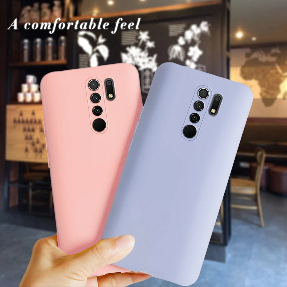 Silicone Back Cover for Xiaomi,Redmi Note, A & Number Series – Soft Protective Case